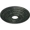 Ekena Millwork Orleans Medallion (Canopies up to 4 5/8"), 17 5/8"OD X 3 5/8"ID X 1 7/8"P, Painted Turtle Crackle CM17OLPTC - alternate 3